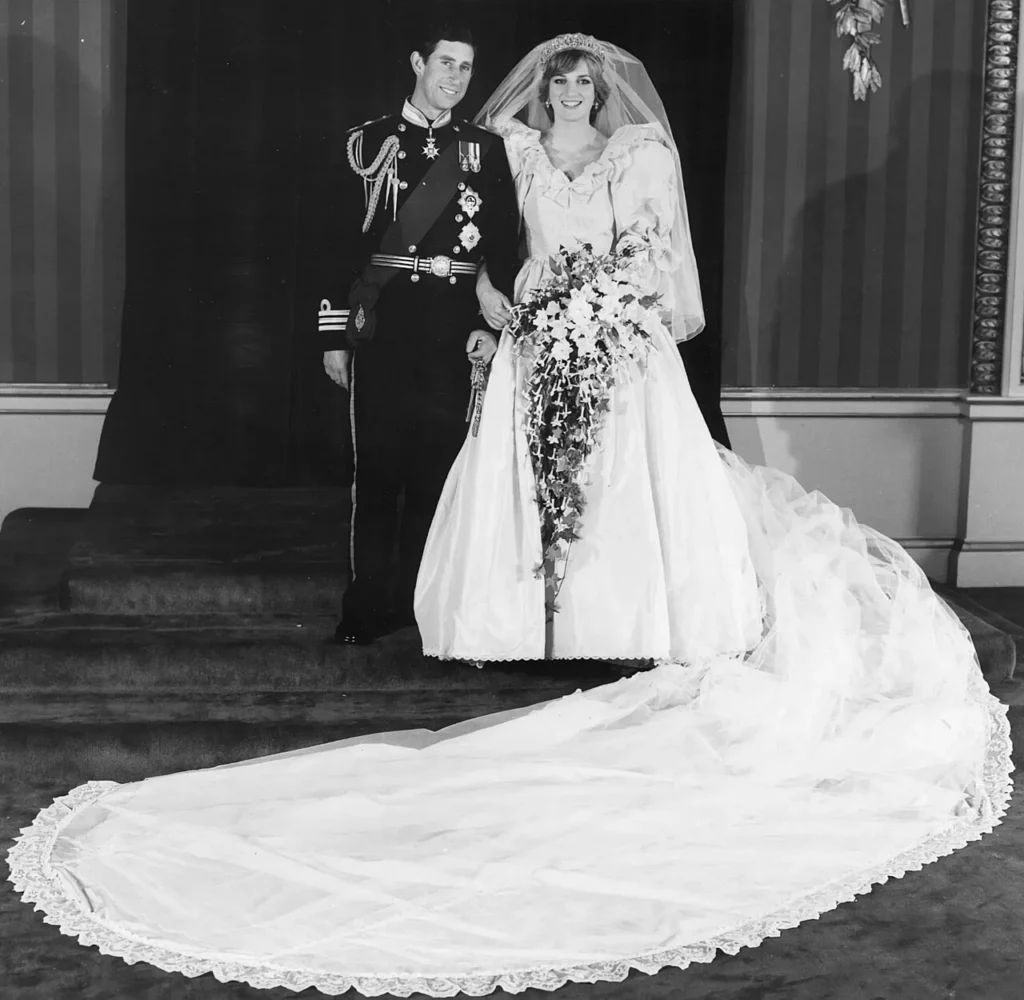 1981年に行われたチャールズ王太子とダイアナ・スペンサーの結婚式