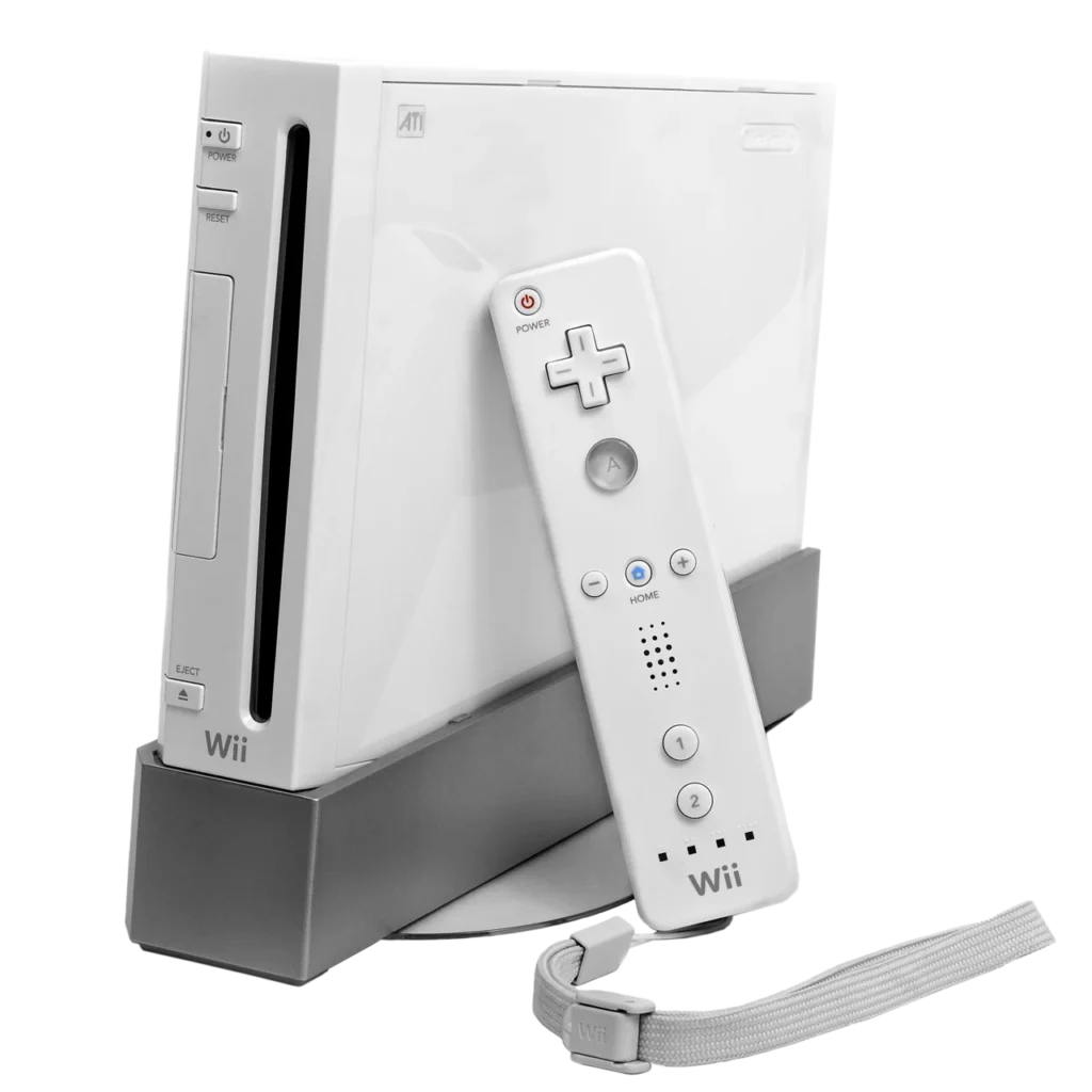 Wii本体とWiiリモコンの実物写真