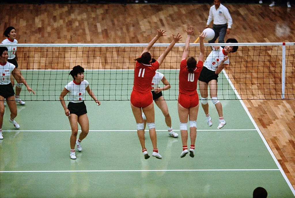 1964年東京五輪の女子バレーボール決勝