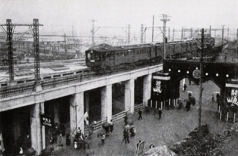 環状運転を開始した1925年ごろの山手線