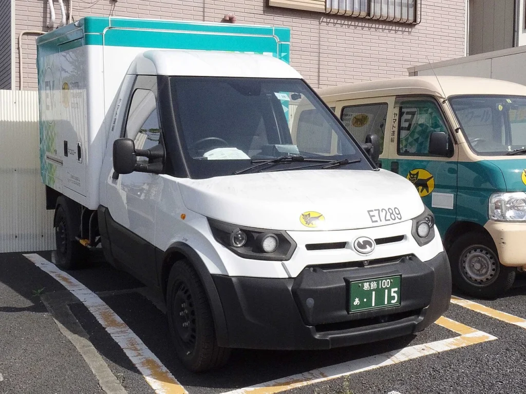 ヤマト運輸が宅急便の集配に使用する電動トラック