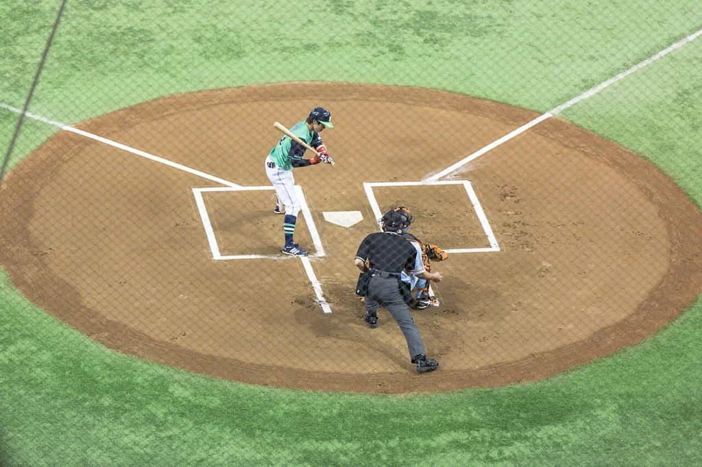 東京ドームで行われた読売ジャイアンツの試合の写真