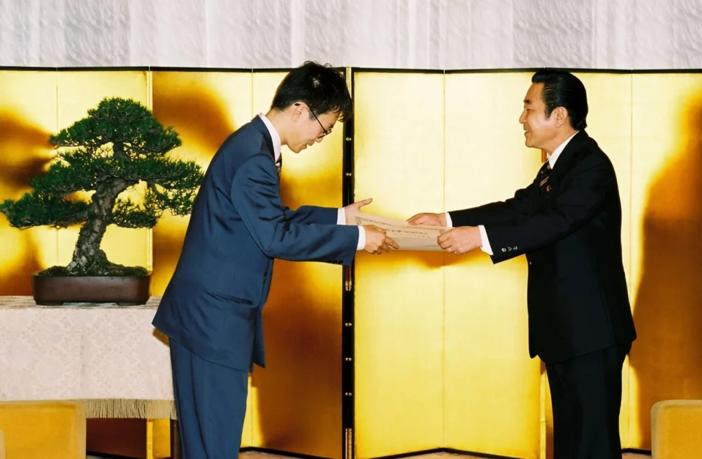橋本龍太郎首相と羽生善治