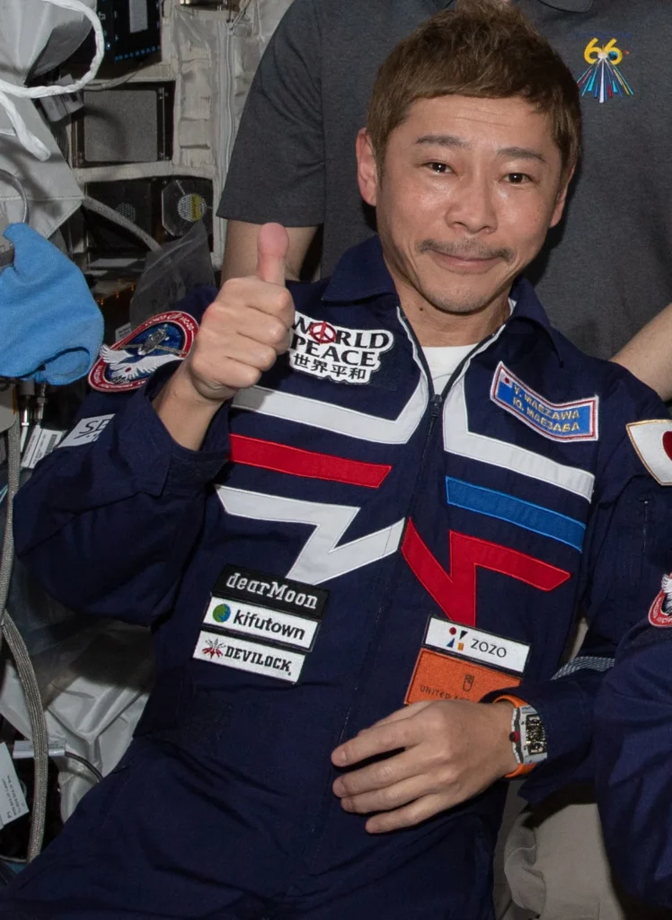 宇宙旅行参加者・前澤友作の写真