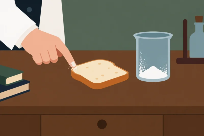 手洗い忘れで人工甘味料
