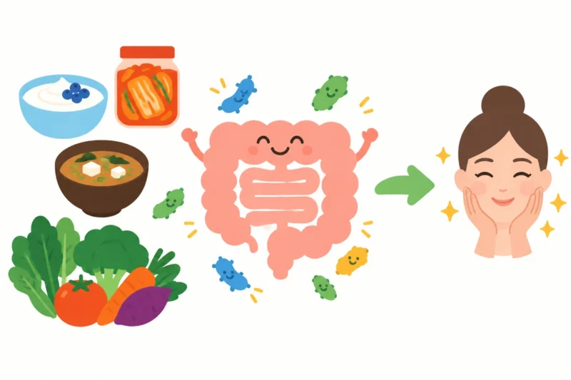 腸内環境と肌