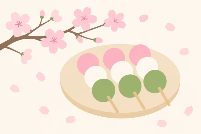 お花見団子の3色