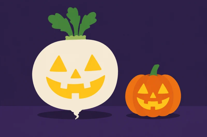 ハロウィンの元祖はカブ