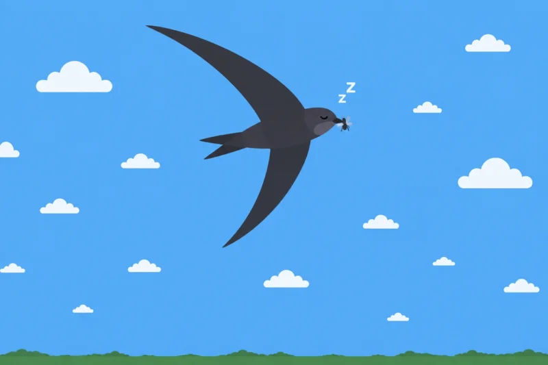 一生の殆どを空で過ごす