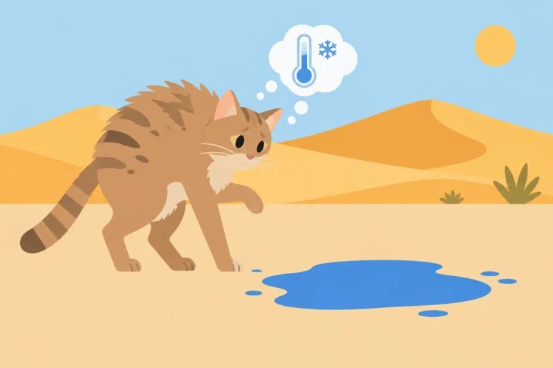 砂漠出身なので水嫌い