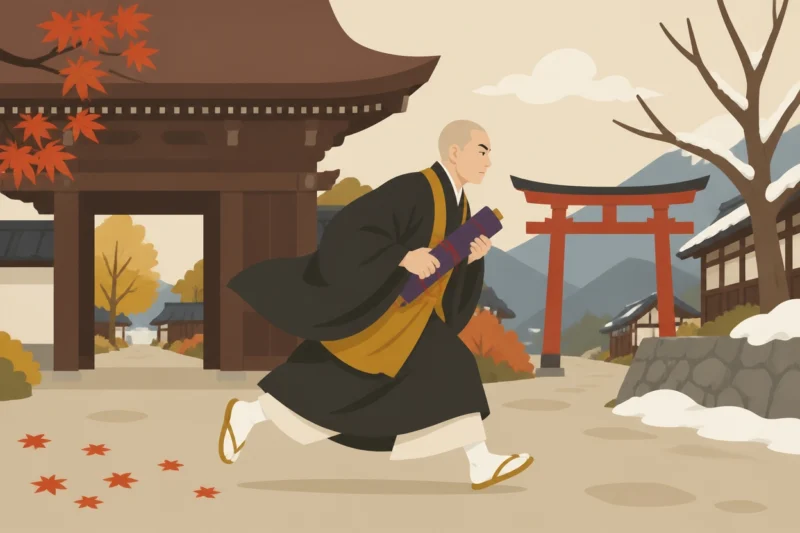 師走の由来は僧侶