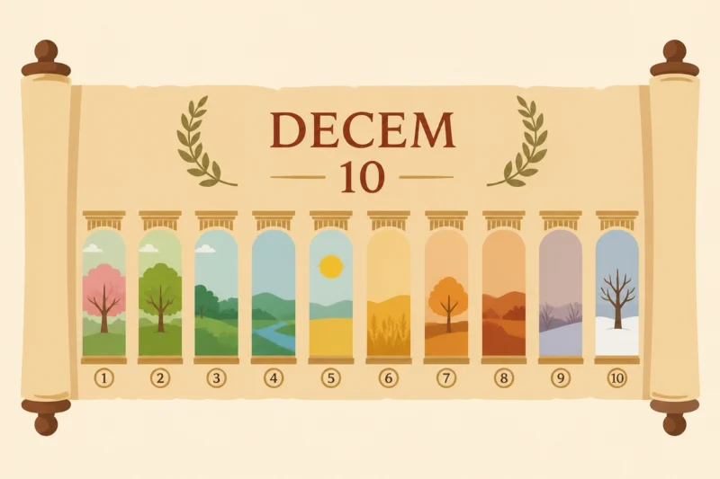 Decemberは「10」
