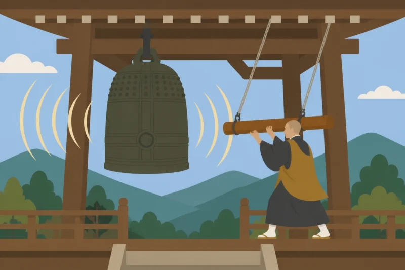 除夜の鐘は108