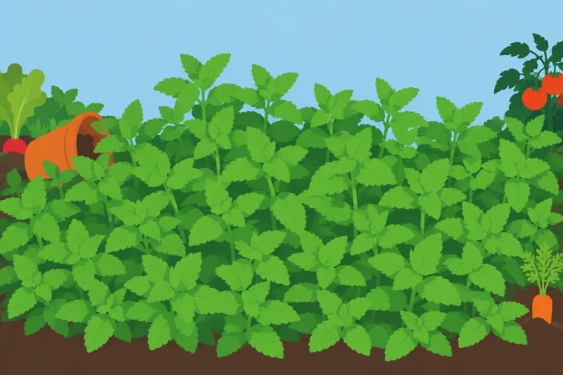 ミントは庭に植えるな