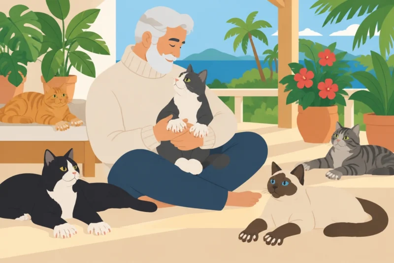ヘミングウェイと猫