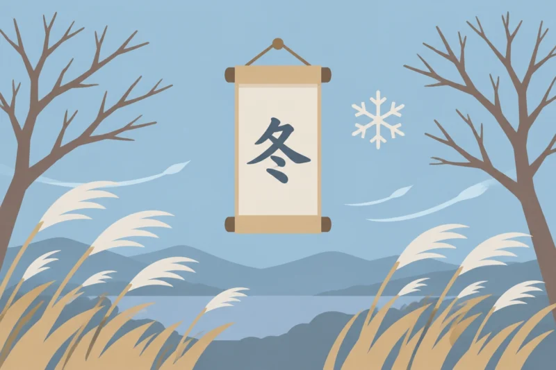 立冬で冬が始まる