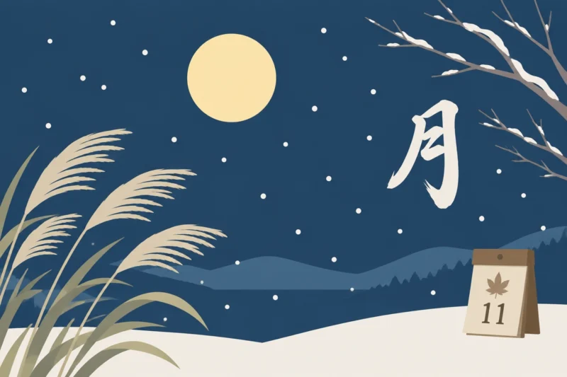 11月は雪待月