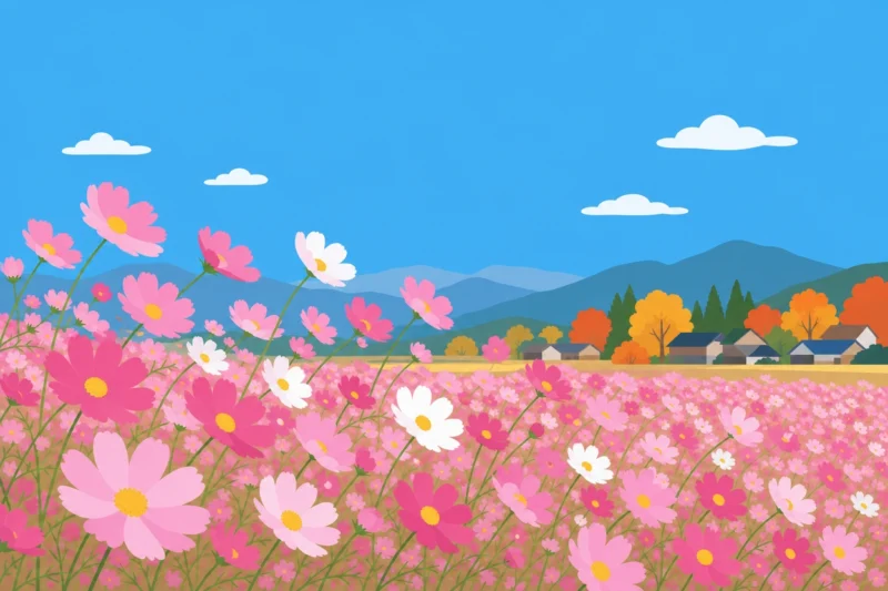 秋の桜と書くコスモス