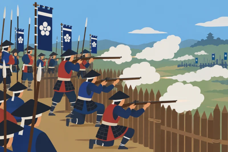 鉄砲の三段撃ち
