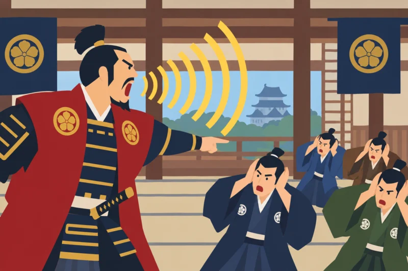 実は甲高い声