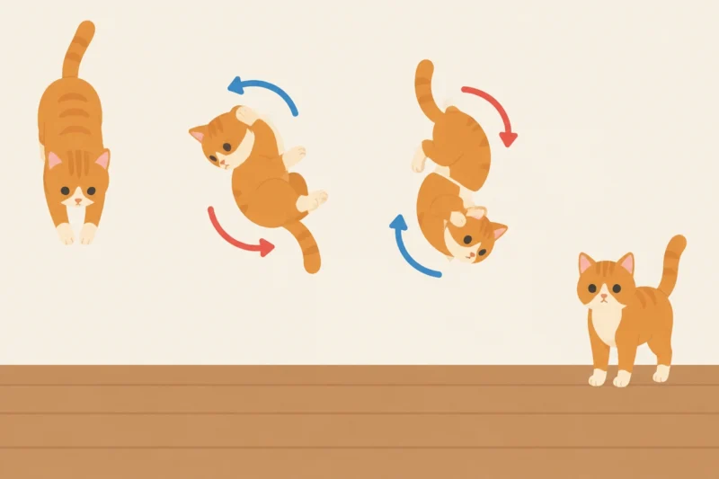 猫の着地と物理学