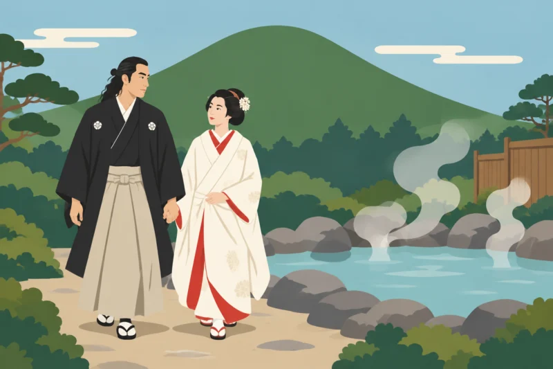 日本初の新婚旅行