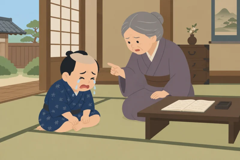 幼少期は泣き虫