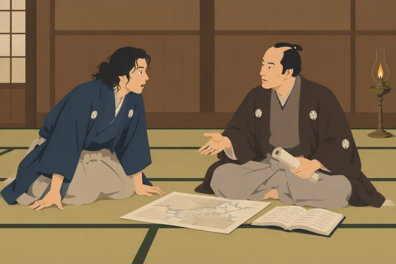 勝海舟を斬る予定？
