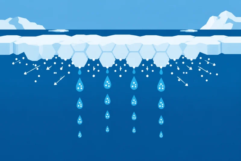 塩辛くない氷