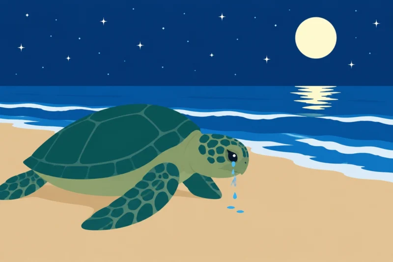 ウミガメの涙