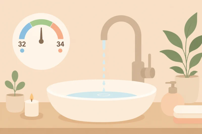 洗顔は32℃がベスト