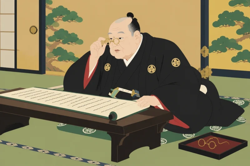 日本初の眼鏡愛用者