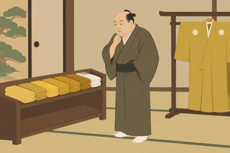 ふんどしは黄色だった