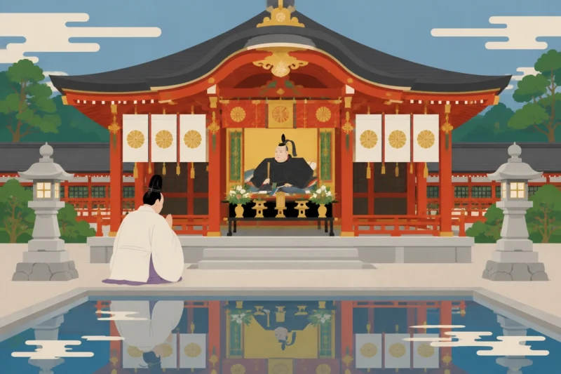 社殿に祀られる人物のイメージ