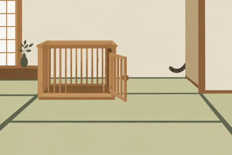 猫が苦手だった？