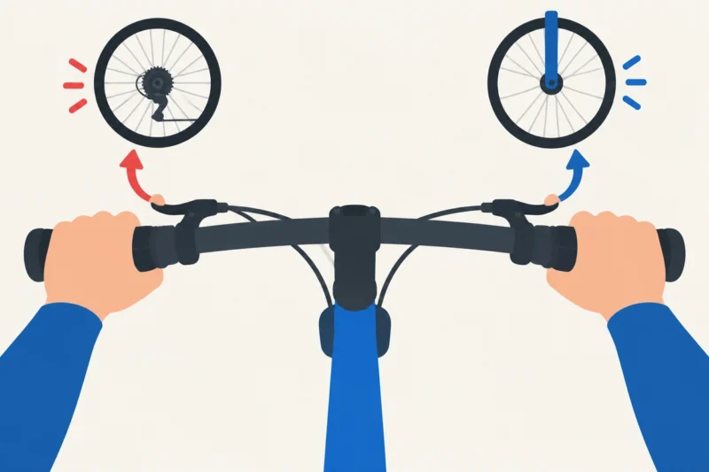 自転車のブレーキ