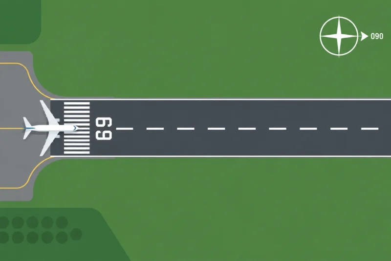 滑走路の数字