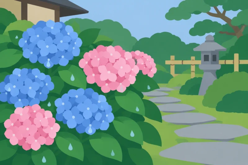 アジサイの色が変わる訳