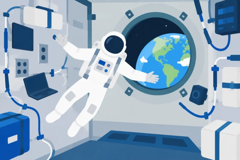 宇宙での身長の変化