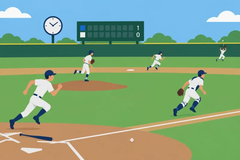 低反発バットは試合を短縮