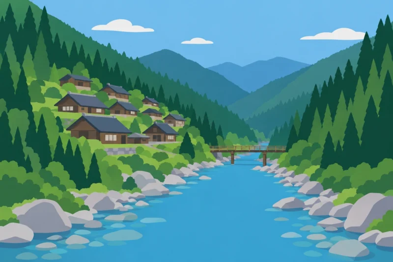 和歌山県の飛び地「北山村」