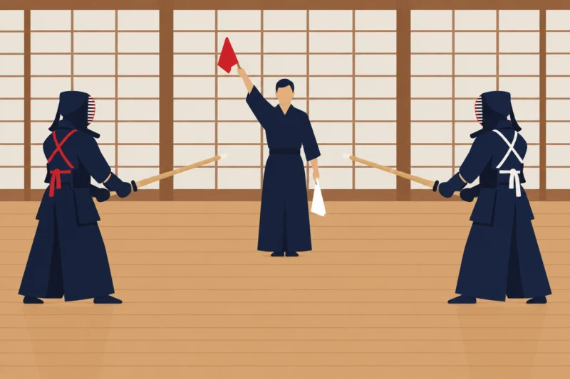 審判の赤と白