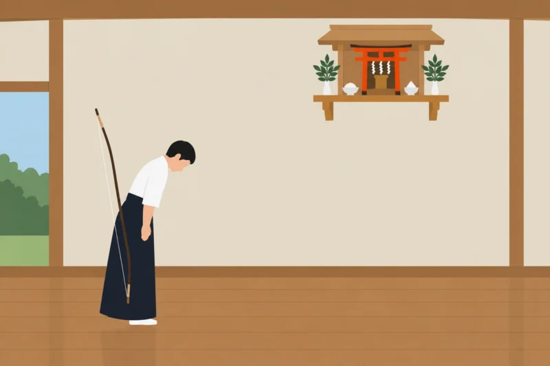 弓道場の神棚