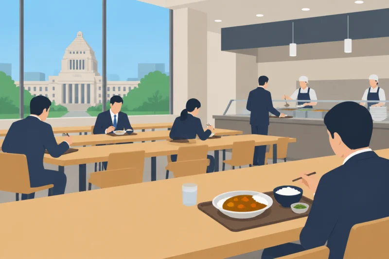 議員会館の食堂は一般利用可