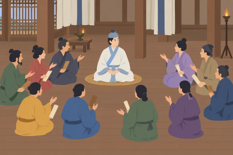 一度に10人の話を聞けた