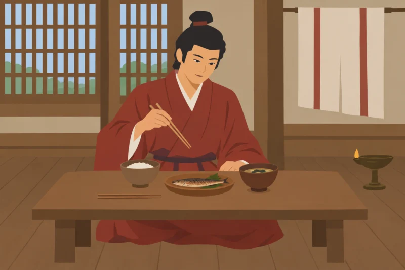 箸を使った食事を推奨