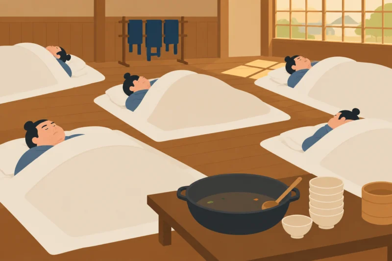 力士の昼寝仕事