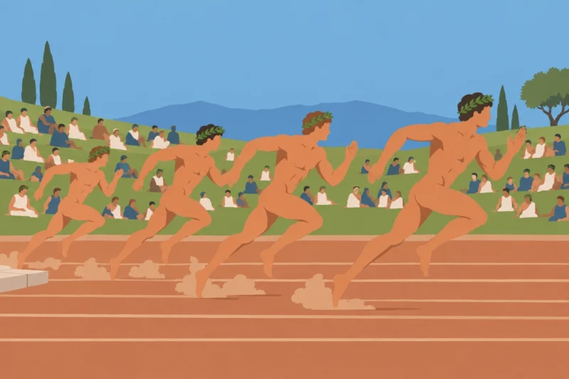 古代オリンピックは全裸競技