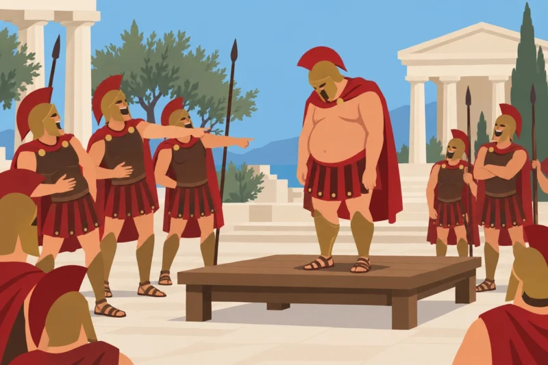 古代スパルタ兵の太りすぎへの罰則