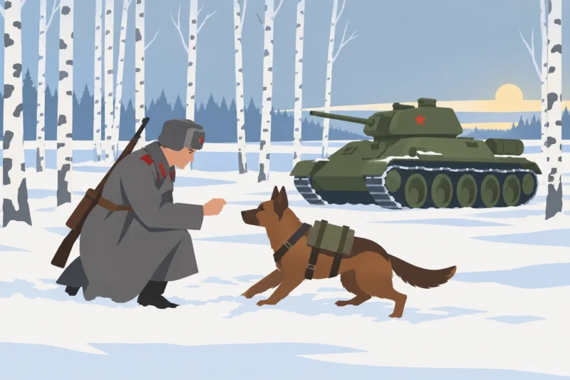 ソ連が訓練した「対戦車犬」